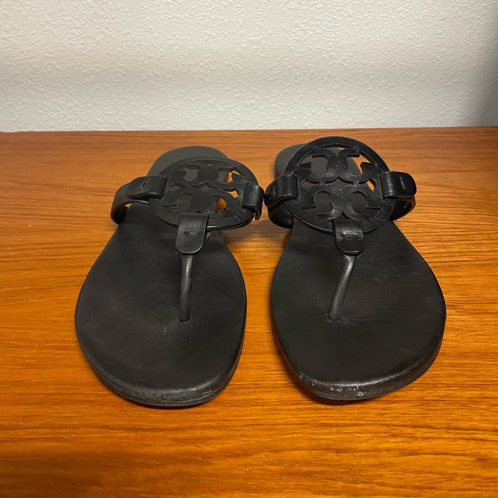 Tory Burch Black Miller Sandals